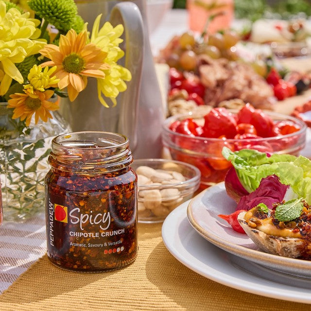 Peppadew spicy chipotle crunch 120g, imported from the UK