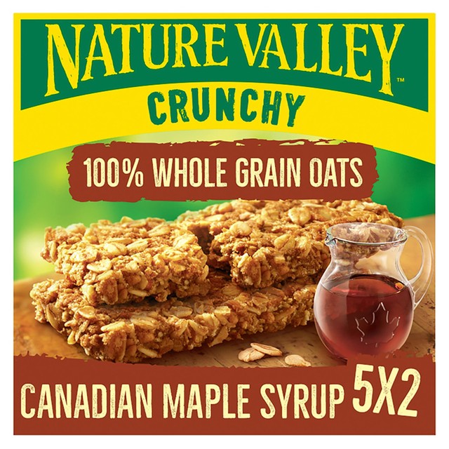 Nature Valley maple syrup cereal bars 5 x 42g, imported from the UK