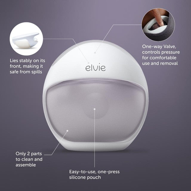 Elvie Curve manual breast pump - British product