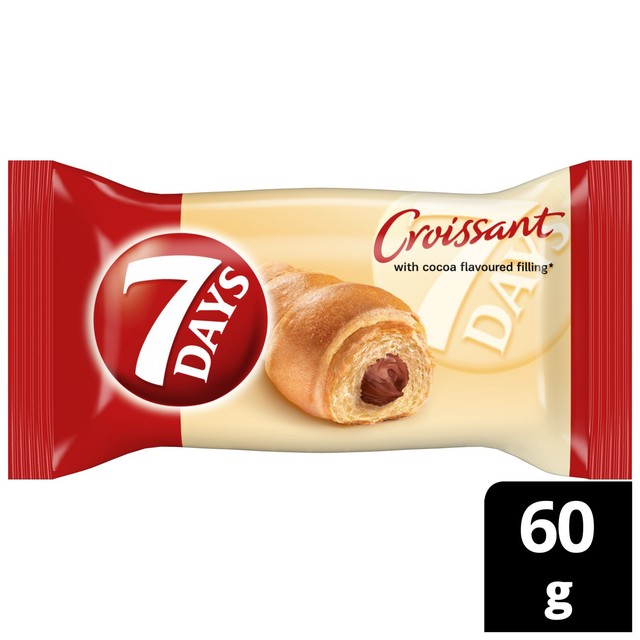 7 Days croissant with cocoa filling, imported from the UK