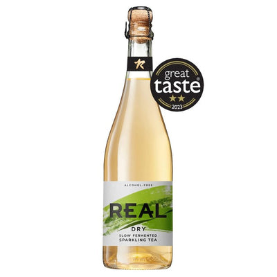 M&S REAL Dry Sparkling Tea Slow Fermented 75cl- Buy online at McGrocer