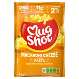 Mug Shot macaroni cheese instant pasta sachet 68g, imported from the UK