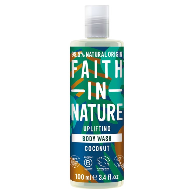 Faith In Nature Body Wash Coconut 100ml - British product