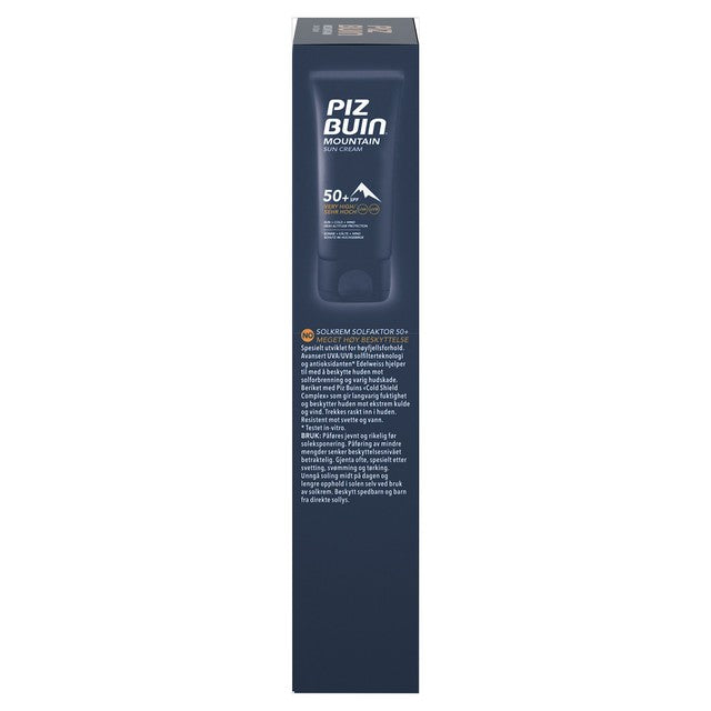 Piz Buin Mountain Sun Cream SPF 50+ 50ml, imported from the UK
