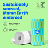 Who Gives a Crap recycled kitchen roll 120 sheets, imported from the UK