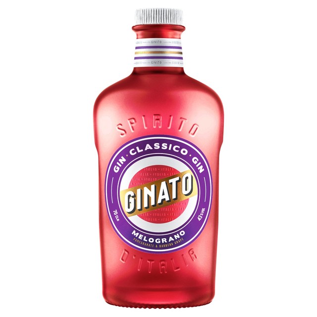 Ginato pomegranate flavoured gin 70cl, UK version