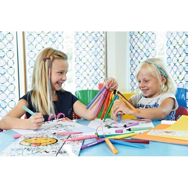 Stabilo Cappi colouring pens assorted colours 24 pack (British brand)