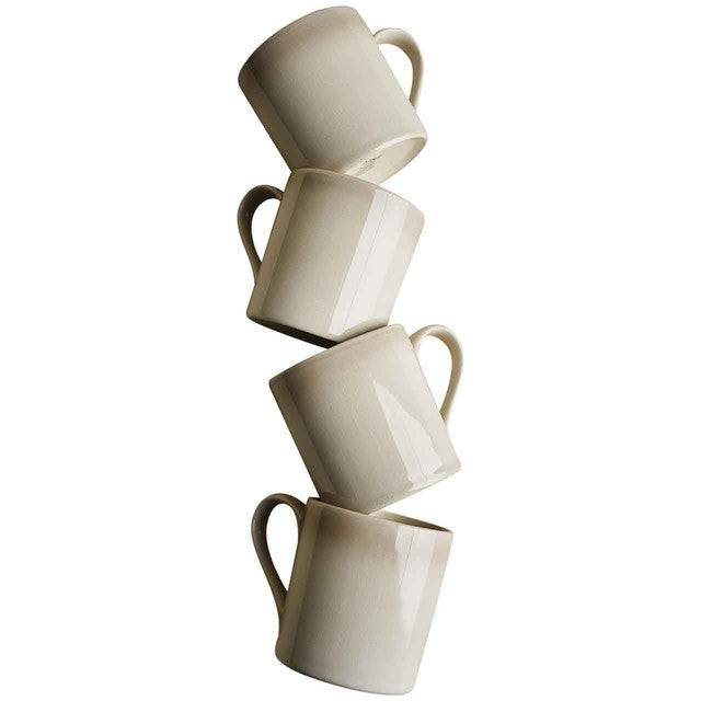 M&S Amberley reactive glaze mug set natural - British product