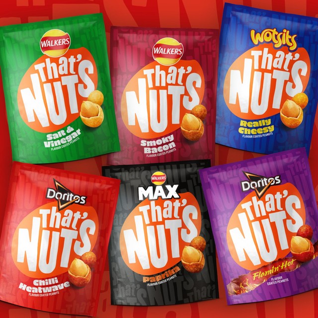 That's Nuts Doritos Chilli Heatwave coated peanuts 160g (British brand)