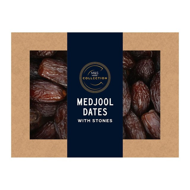 M&S Medjool Dates With Stones 500g, imported from the UK