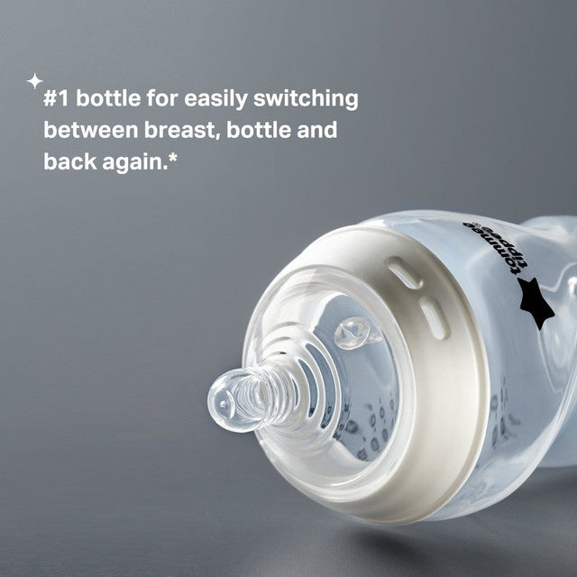 Tommee Tippee Natural Start baby bottles 2 x 260ml (British brand)