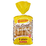 Brennans Be Good Plain Bagels 270g