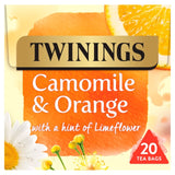 Twinings Camomile & Orange herbal tea bags 20 count (British brand)
