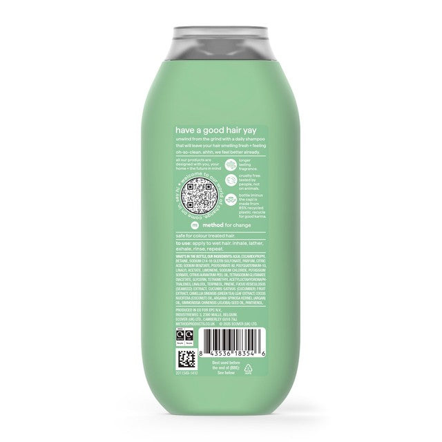 Method Daily Zen shampoo cucumber seaweed green tea (British brand)