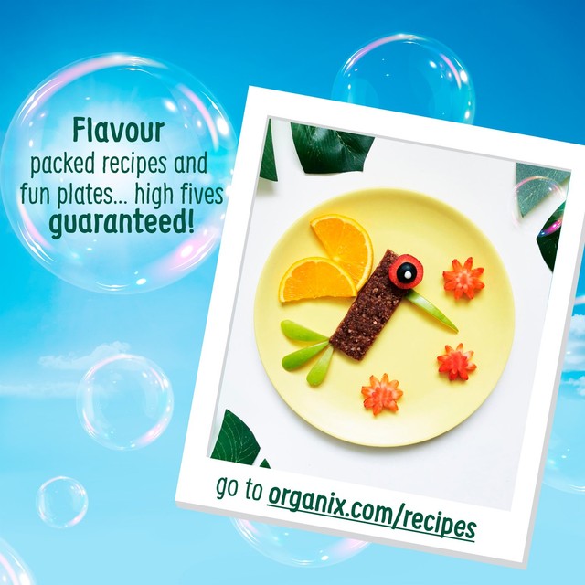 Organix oat and raisin flapjack bites 80g multipack, imported from the UK