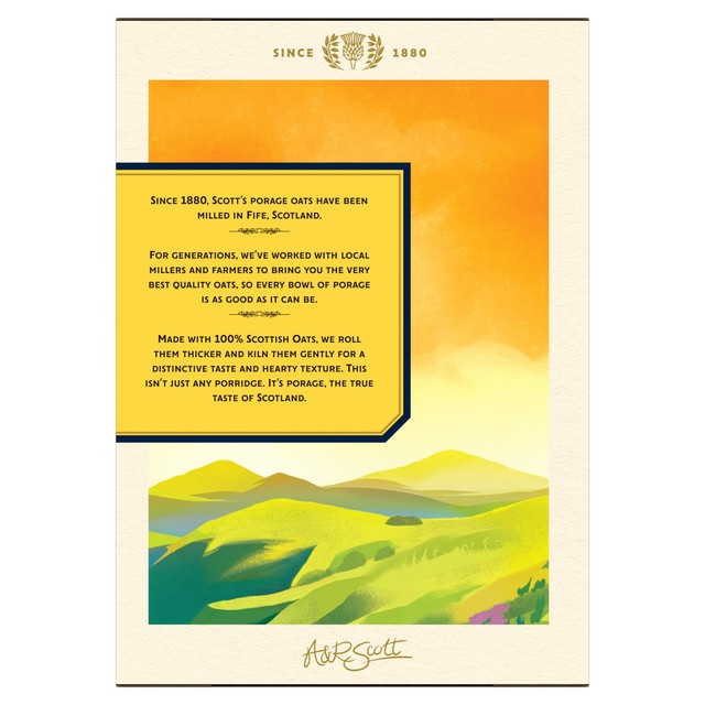 Scott's Old Fashioned Porage Oats 1kg (British brand)