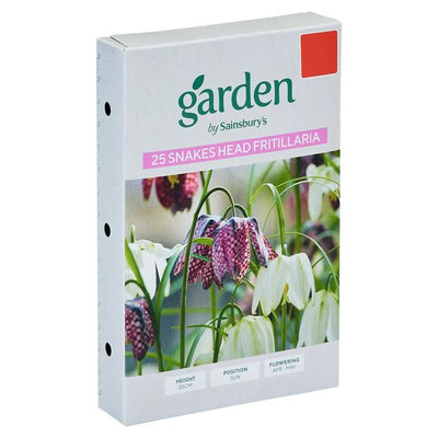 Sainsburys Sainsburys Garden Snakes Head Fritillaria x25- اشترِ عبر الإنترنت من McGrocer