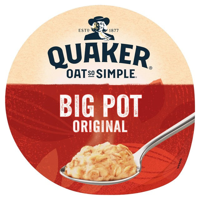 Quaker original porridge pot 60g, imported from the UK