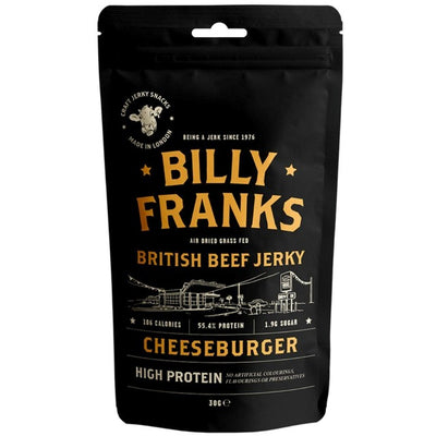 M&S Billy Franks Cheeseburger Beef Jerky 30g- Buy online at McGrocer