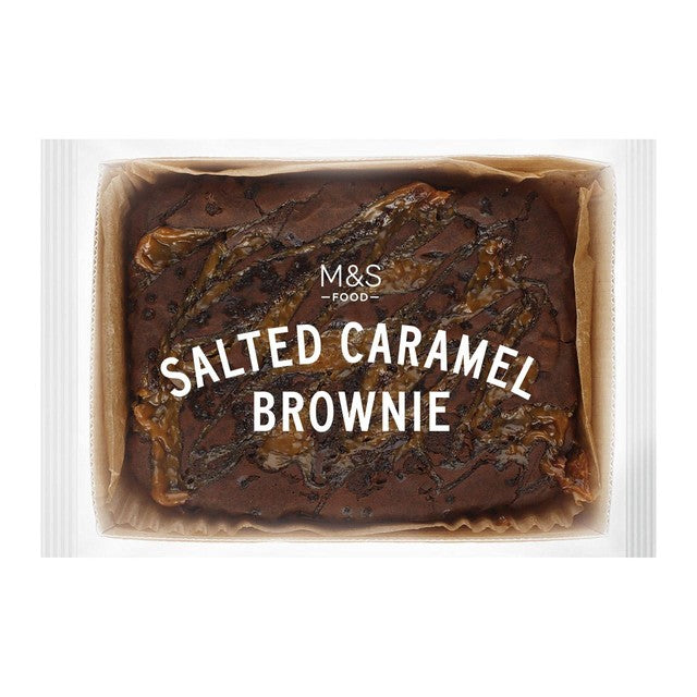 M&S salted caramel brownie dessert, UK version