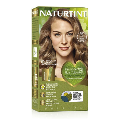 M&S Naturtint Permanent Hair Colour Gel 7G Golden Blonde- Buy online at McGrocer