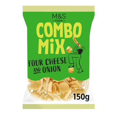 M&S M&S Four Cheese & Onion Shaped Potato Snacks 150g- Buy online at McGrocer