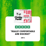 The Cheeky Panda unscented pantyliners 18 pack (British brand)