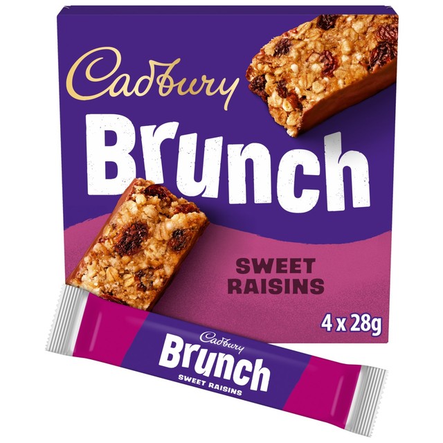 Cadbury Brunch Bar Raisin cereal bar (British brand)