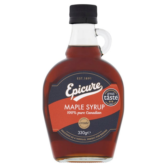Epicure maple syrup Grade A 330g - British product
