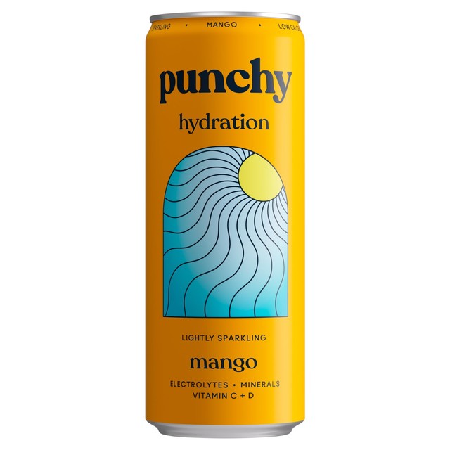 Punchy mango sparkling drink 330ml, imported from the UK
