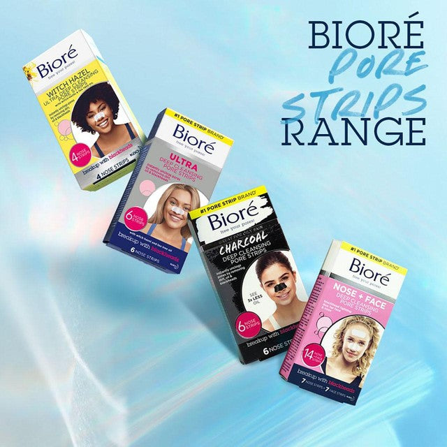 Biore Witch Hazel Pore Strips 4-pack - British product