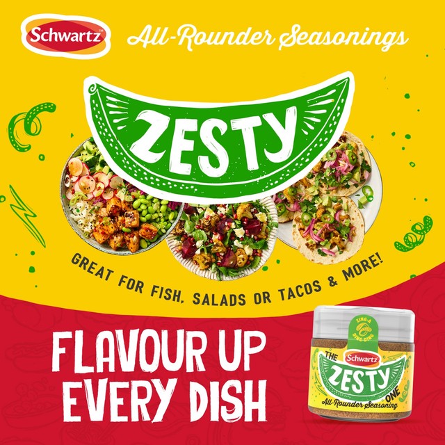 Schwartz zesty all purpose seasoning 100g (British brand)