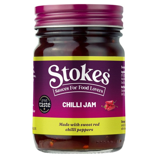 Stokes Sweet Chilli Jam 250g (British brand)