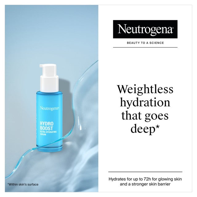 Neutrogena Hydro Boost Serum 30ml, imported from the UK