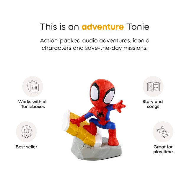 Tonies Spidey and his Amazing Friends audio tonie character (British brand)