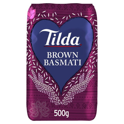 M&S Tilda Wholegrain Brown Basmati Rice 500g- Buy online at McGrocer