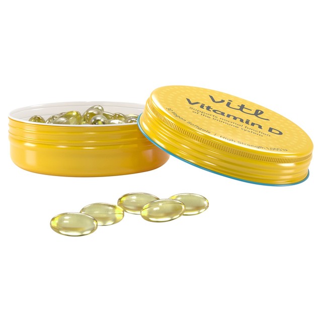 VITL vitamin D vegan soft gel capsules 30 capsules (British brand)
