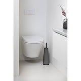 Brabantia Toilet Brush and Holder Platinum - British product