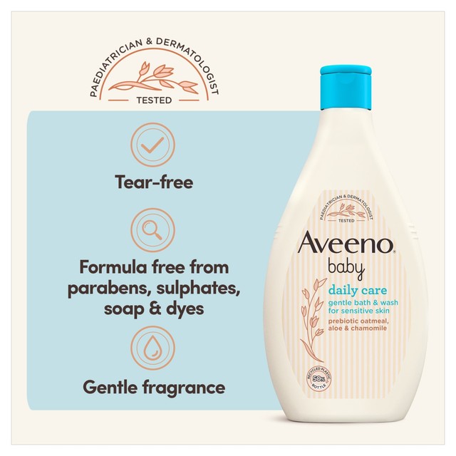 Aveeno Baby Daily Care Wash 400ml - British product