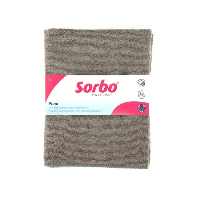Sorbo Microfibre Floor Cloth 2pk 50 x 60 cm (British brand)