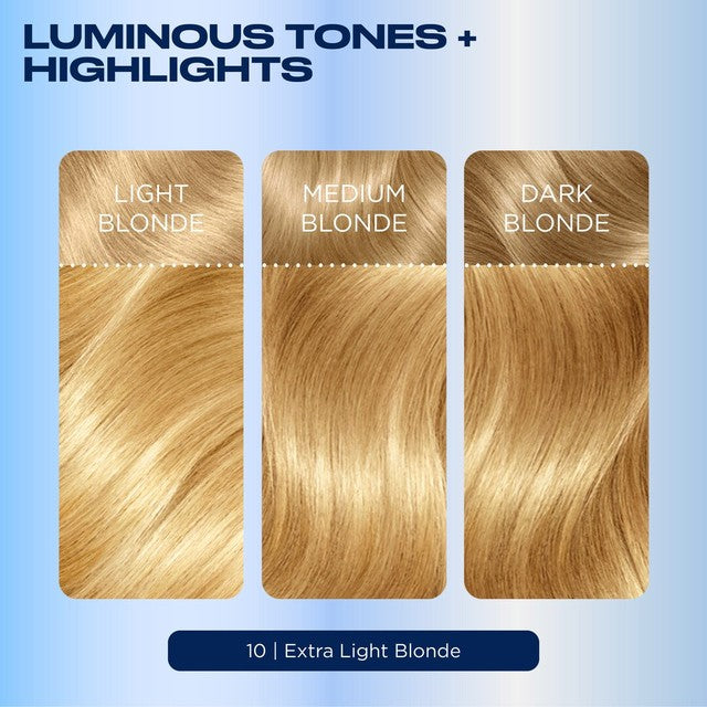 Clairol Nice'n Easy 10 Extra Light Blonde hair dye - British product