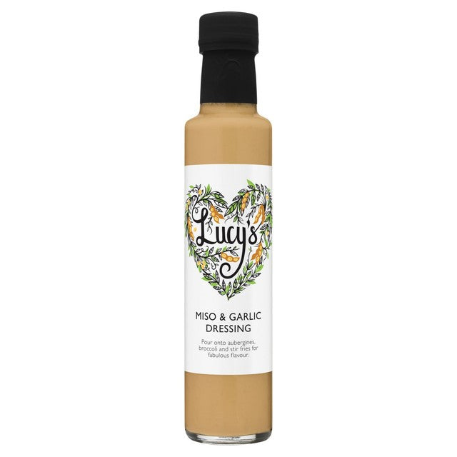Lucy's Dressings Miso and Garlic Dressing 250ml, UK version