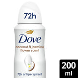 Dove anti-perspirant deodorant spray Coconut & Jasmine 200ml - British product