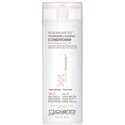 M&S Giovanni Natural 50/50 Balanced Hydrating & Calming Conditioner for Normal-Dry Hair 250ml- Buy online at McGrocer