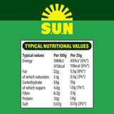 SunBites sour cream black pepper multipack snacks 6x25g (British brand)