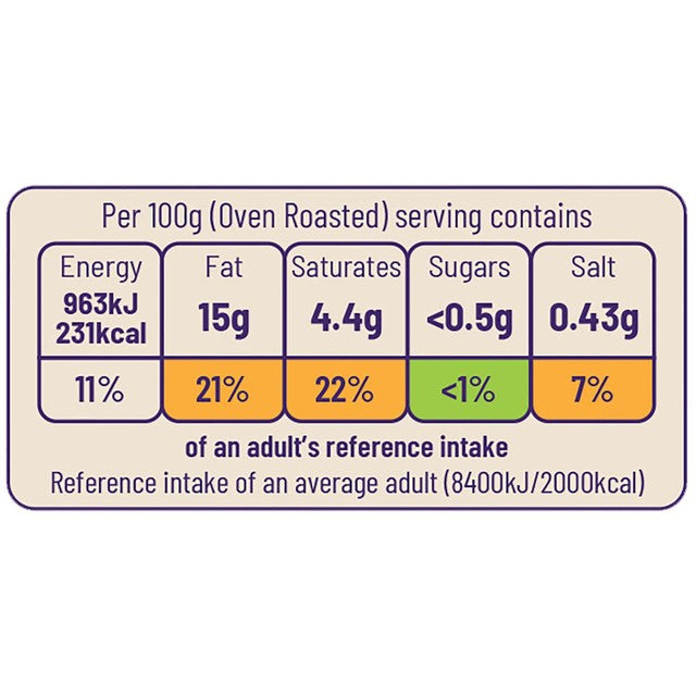 Ocado whole chicken with pork, sage and onion stuffing 1.5kg, imported from the UK