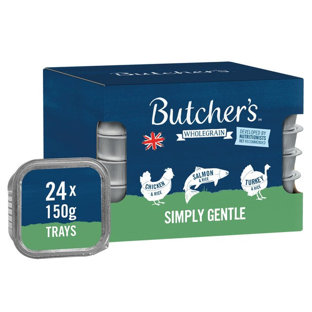 Butcher's dog food trays variety pack 24 x 150g - British product