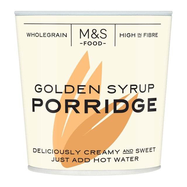 M&S golden syrup porridge pot - British product