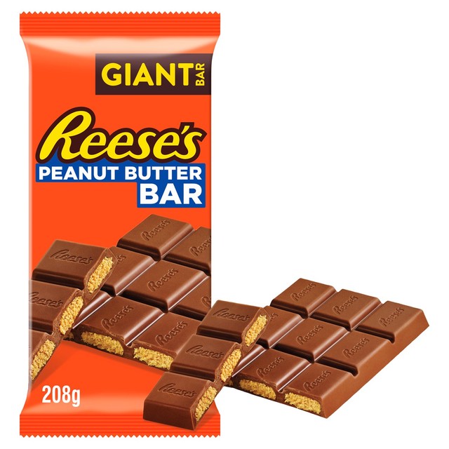Hershey's Reese's Peanut Butter Giant Chocolate Bar 208g, UK version