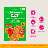Deliciously Ella Vanilla Apple Twist Oaty Bars 5 x 25g - British product